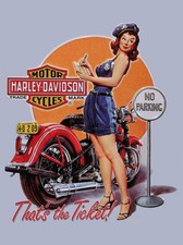 Biglietto Vintage Harley