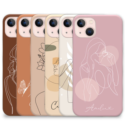 Cover telefono marrone