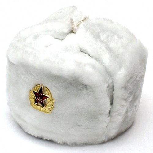 Autentico russo bianco ushanka - autentico,