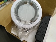 FARETTO INCASSO TONDO BIANCO ALTA TENSIONE PAN 45080 FLUORESCENTE 2X26W G24-d3