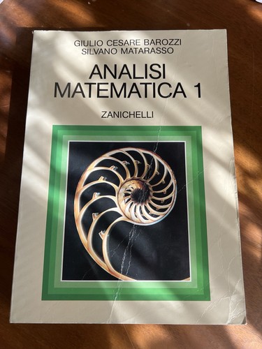 Analisi matematica - matematica, 1