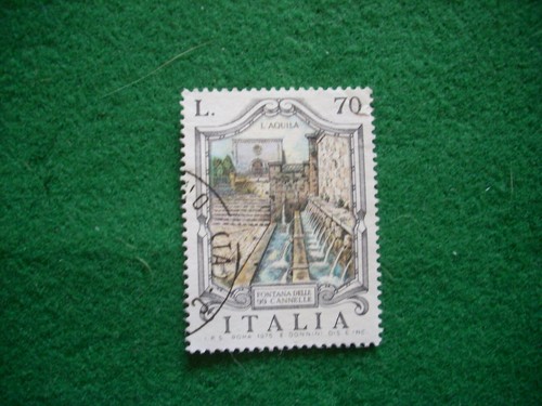 Francobollo fontane italia - fontane, d'italia