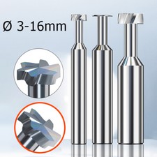 Fresa a T fresa in metallo duro massiccio per lavorazione metalli utensile fresa fine 30 gradi