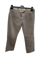 jacob Cohen jeans donna woman beige scuro pants tg 44 elasticizzato size 30