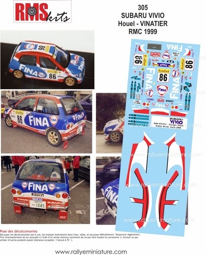 Decals ref 0305 subaru - 0305,