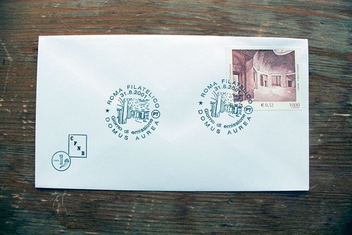 Fdc italia domus aurea - fdc, roma