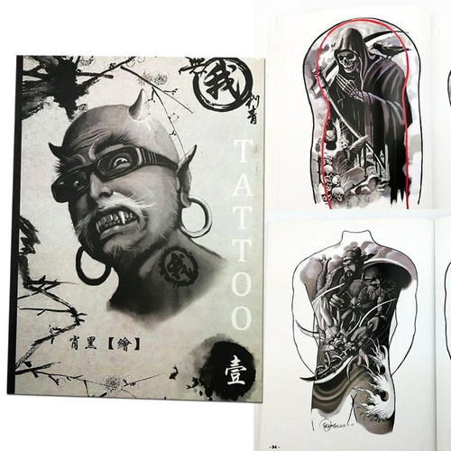 Libro tatuaggi teschio - libro,