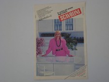 advertising Pubblicità 1985 SCAVOLINI e RAFFAELLA CARRA'