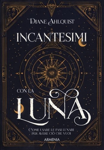 Libro incantesimi con - libro, luna