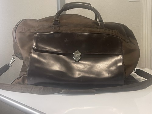 Borsone furla marrone pelle - borsone,