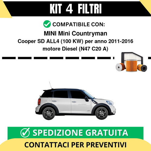 Kit filtri tagliando - filtri,