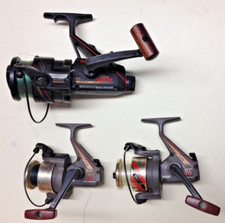 3 X Mulinelli da Pesca Spinning SILSTAR Graphite GXB70 + 2 BT40 USATI VINTAGE