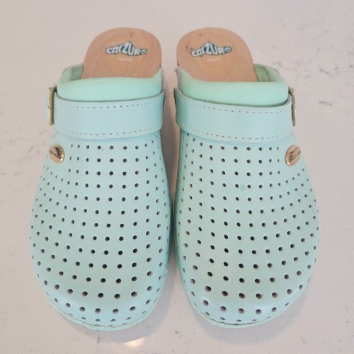 Calzuro wood clogs - wood, light