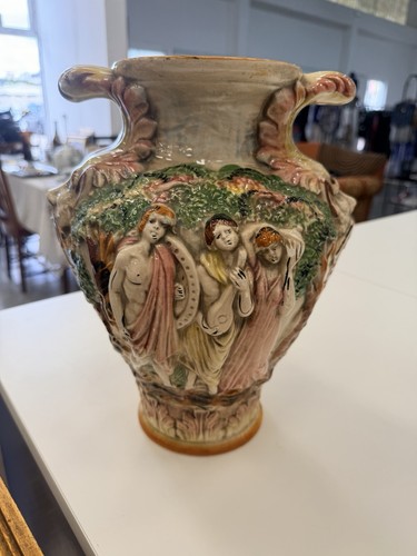 Vaso ceramica capodimonte - vaso,
