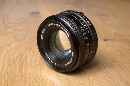 Minolta rokkor f 50mm - 1:2, f=50mm