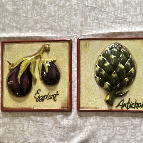 Due piastrelle decorative - piastrelle,