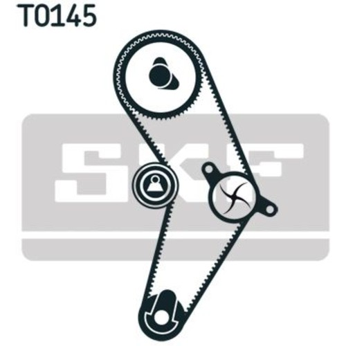 Kit pompa acqua skf cinghia - acqua, +