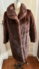 Cappotto visone marrone