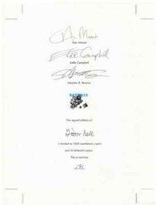 AUTOGRAFO ALAN MOORE FIRMATO