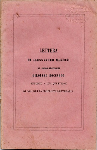 1860 manzoni lettera - 1860, manzoni,