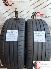 2 PNEUMATICI DI OCCASIONE 235/45/19 MICHELIN INVERNALI 70% GOMME235 45 19
