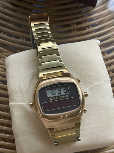 Heuer chronosplit lcd led - heuer,