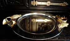 Vassoio Argentato Francia Vite