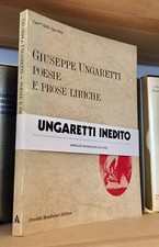 Giuseppe Ungaretti Poesie e prose liriche I poeti dello specchio ottobre 1989 