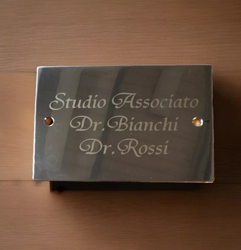 Targhetta personalizzata