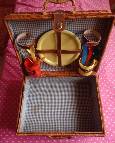 Cestino picnic vintage in - da,