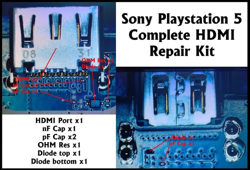 Kit riparazione ps5 - kit,
