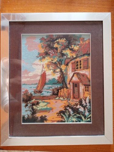 Quadro mezzo punto - punto, (