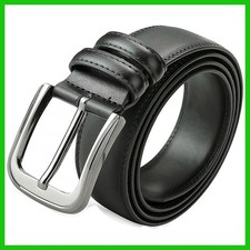 Cintura Nera Uomo in Pelle