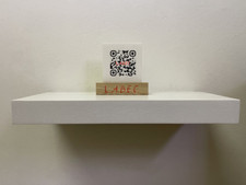 Mensola segreta cassaforte NFC 60x23x6 cm LEGNO MASSELLO NOCE FRASSINO