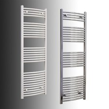 TERMOARREDO SCALDASALVIETTE CURVO CALORIFERO TERMOSIFONE RADIATORE DESIGN BAGNO