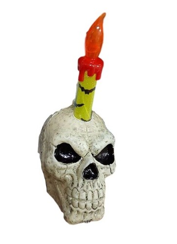Skull candlestick candela - skull,