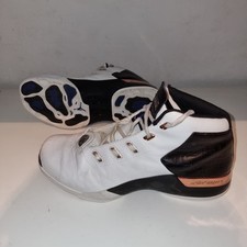 Vintage Nike Air Jordan XVII+ 304709-108 bianco/nero/rame Sport Royal taglia 13
