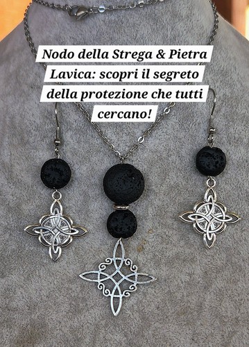 Collana orecchini nodo della - collana,