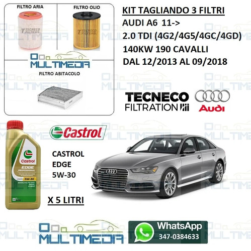 Kit tagliando filtri - filtri, e