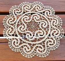 Copriletto a tombolo - fatto a