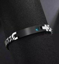 Bracciale Braccialetto Uomo personalizzabile con incisione - idea regalo