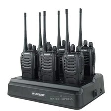 6X Ricetrasmettitori BAOFENG BF-888S - Walkie-Talkie con Batteria e Auricolari