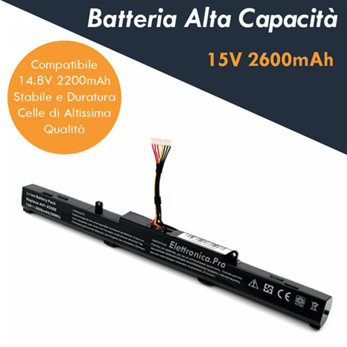 Batteria alta capacità per - alta,