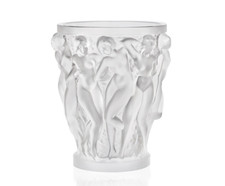 Lalique Bacchantes Vase Clear