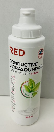 Red conductive ultrasonic - conductive, gel