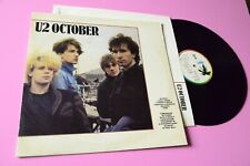 U2 LP OCTOBER ITALY 1981 EX+ !!!!!!!!!!! CON INNER