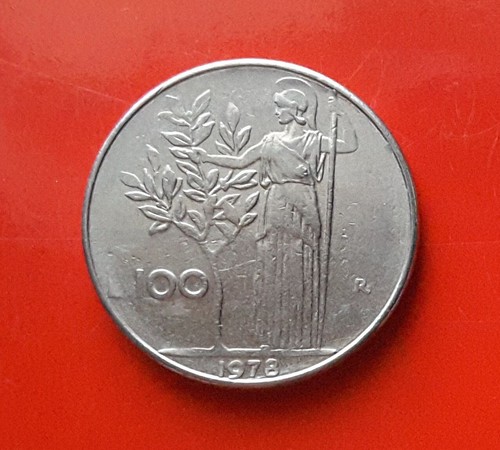 100 lire 1978 errore non - 100,