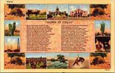 Cartolina Down Texas Wob Note