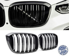Griglie Radiatore Mascherine Tuning BMW X3 G01 X4 G02 2018-2020 NERO LUCIDO