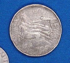 Moneta FALSA 500 lire Unità d'Italia Primo Centenario 1861 - 1961 -gr. 8,27